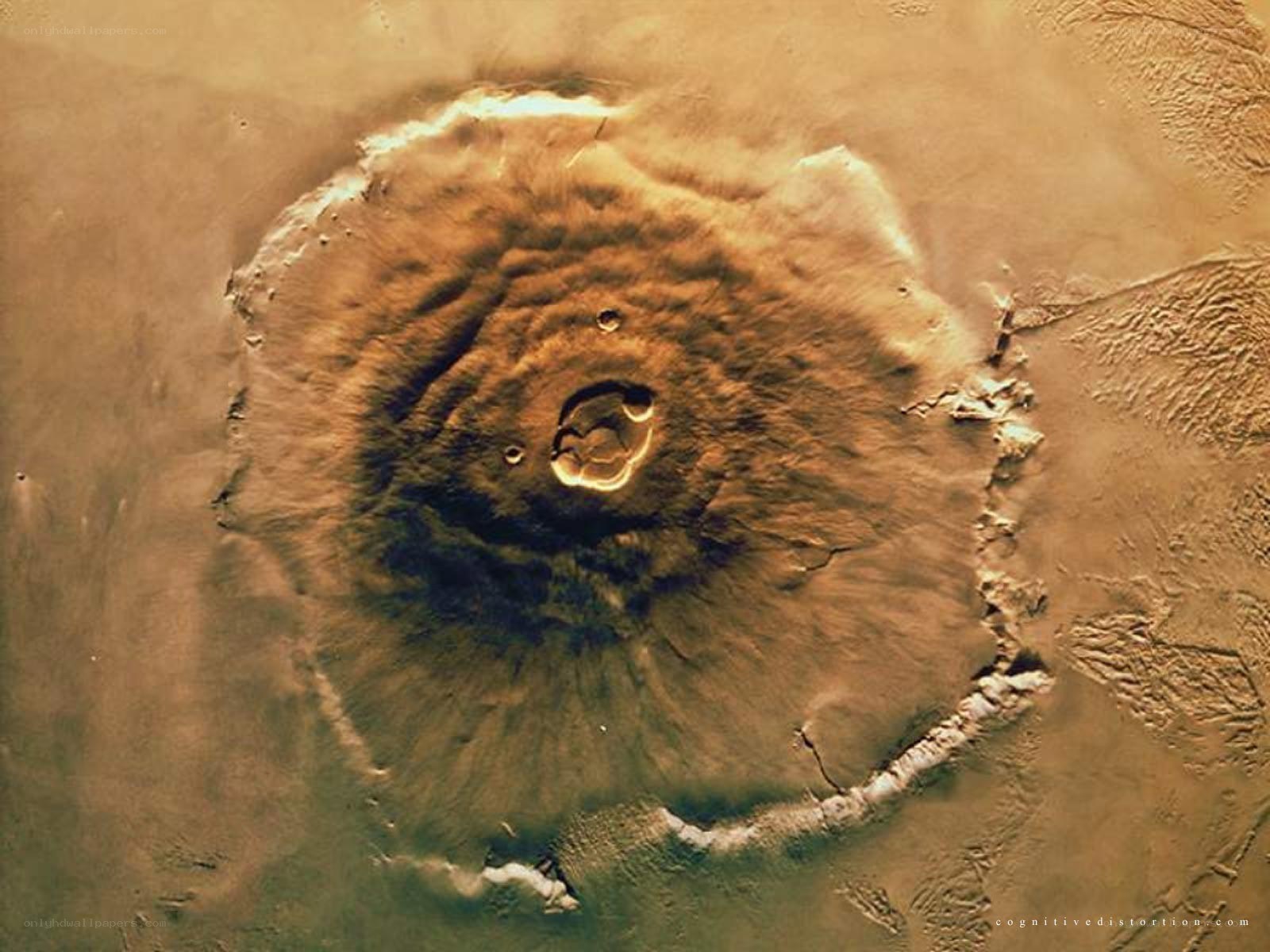 Martian impact crater