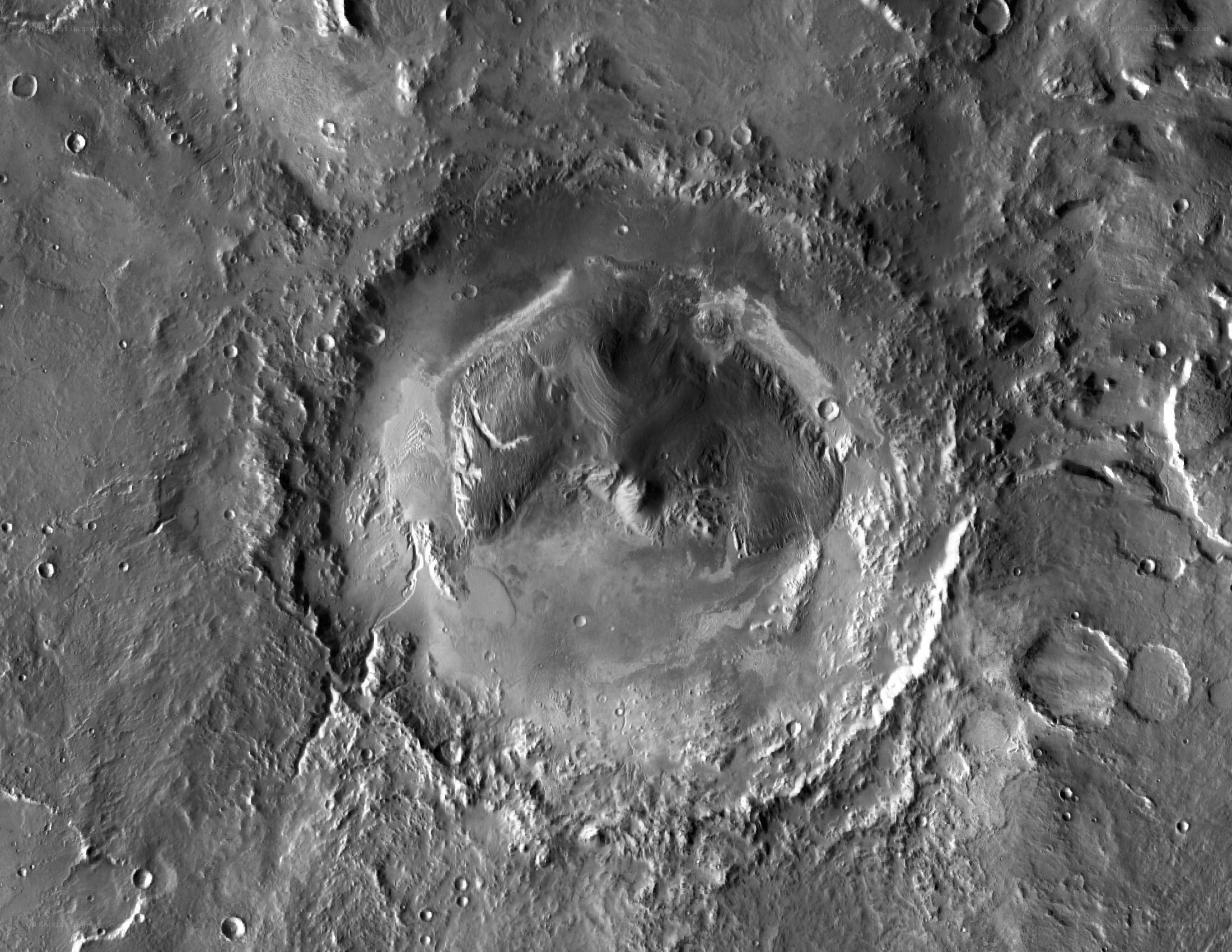 Martian impact crater