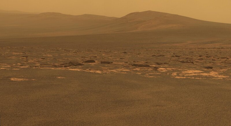 Martian Landscape — Brown, Desolate, Photograph, Rocks