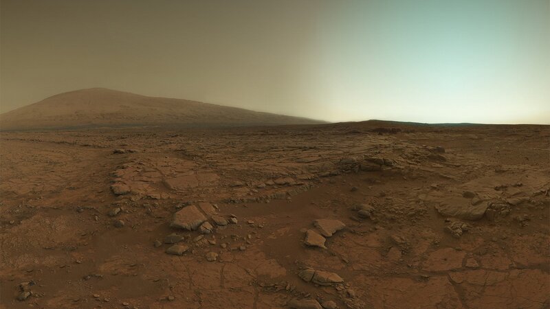 Martian Landscape — Brown, Desolate, Photograph