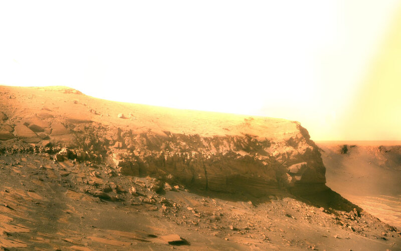 Martian Landscape — Orange, Desolate