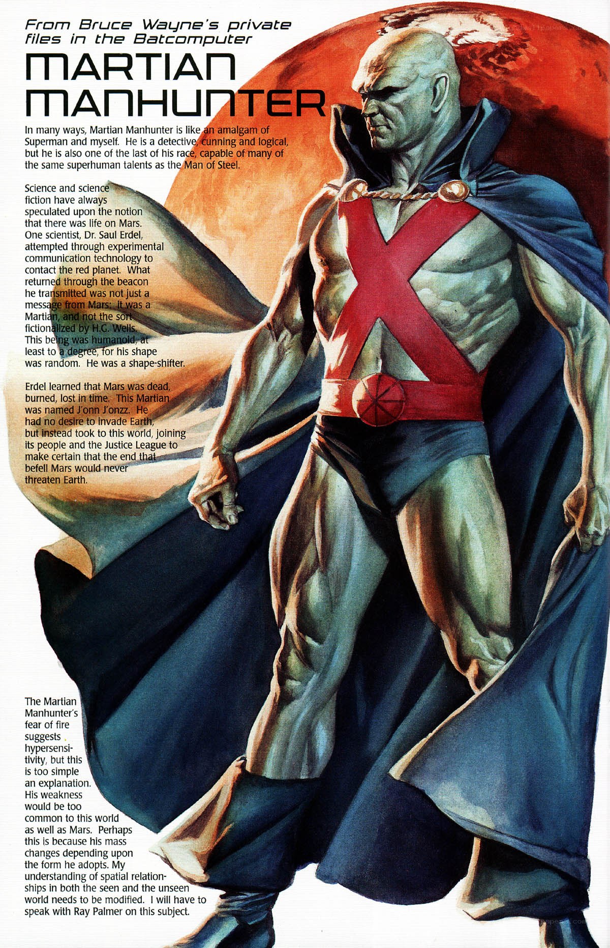 Martian Manhunter character profile
