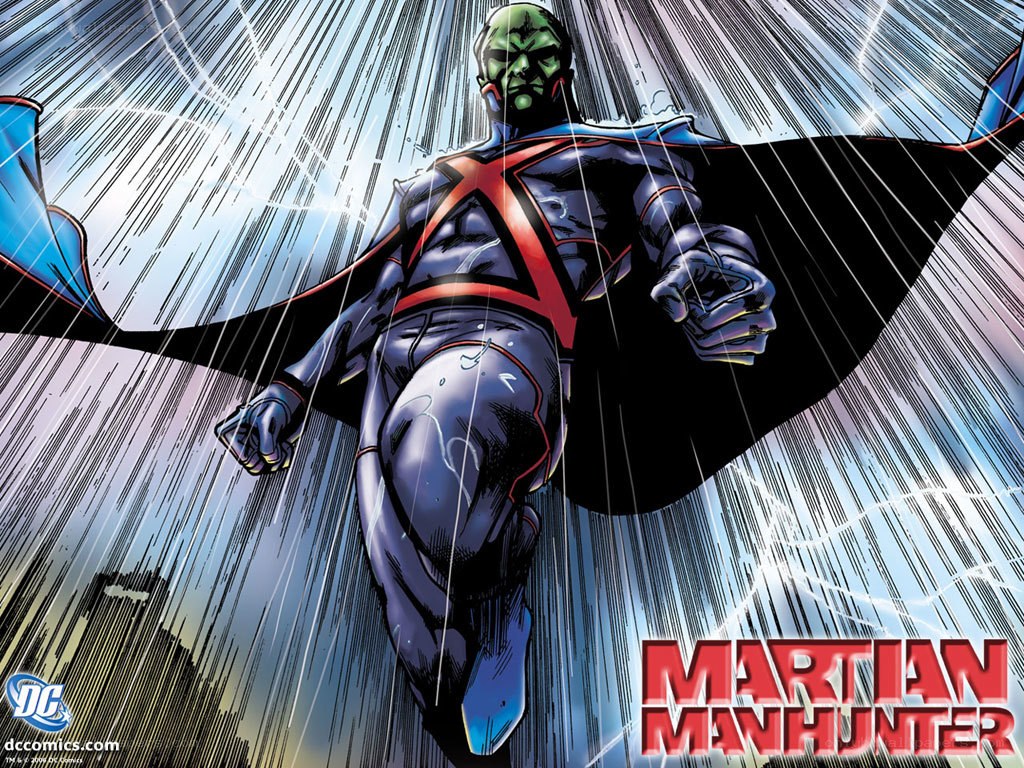 Martian Manhunter in action
