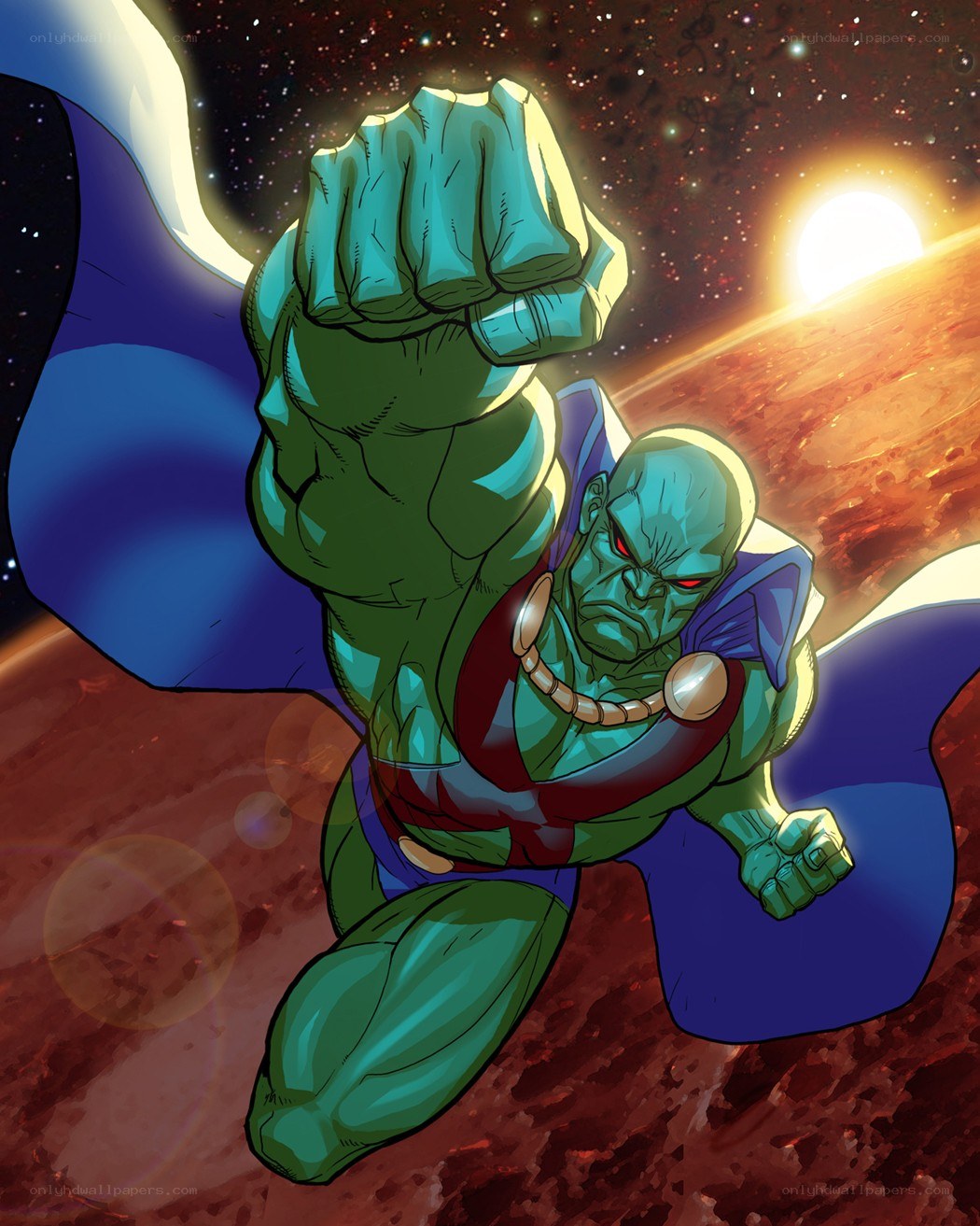 Martian Manhunter in space