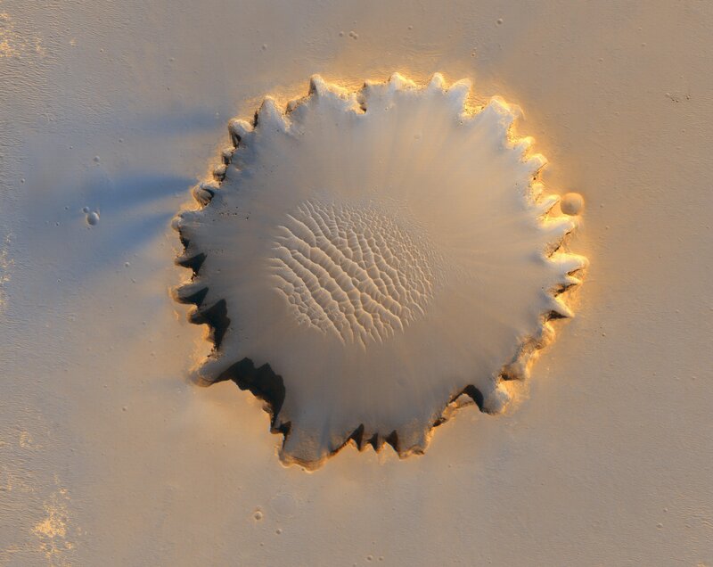 Martian sand dune