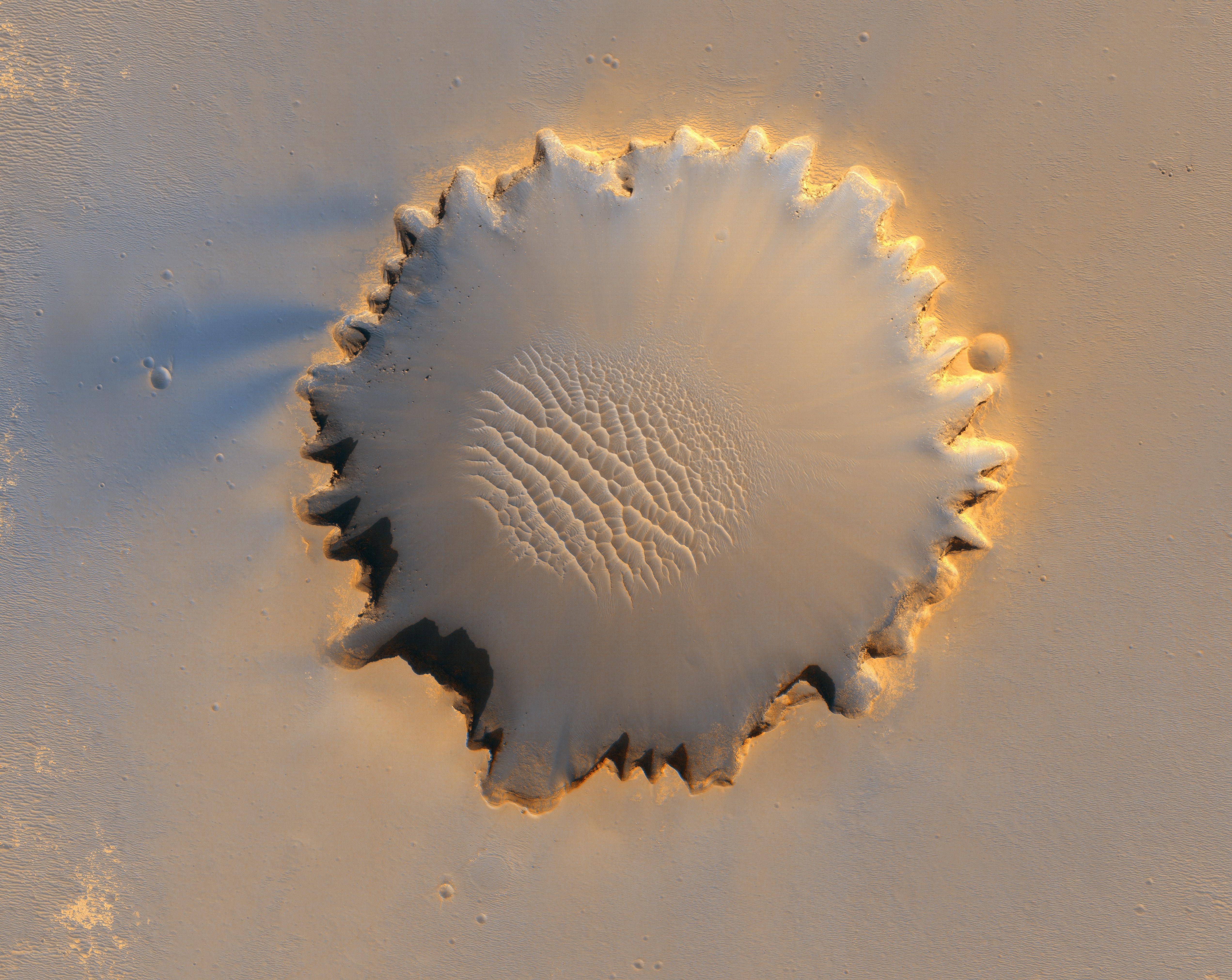 Martian sand dune