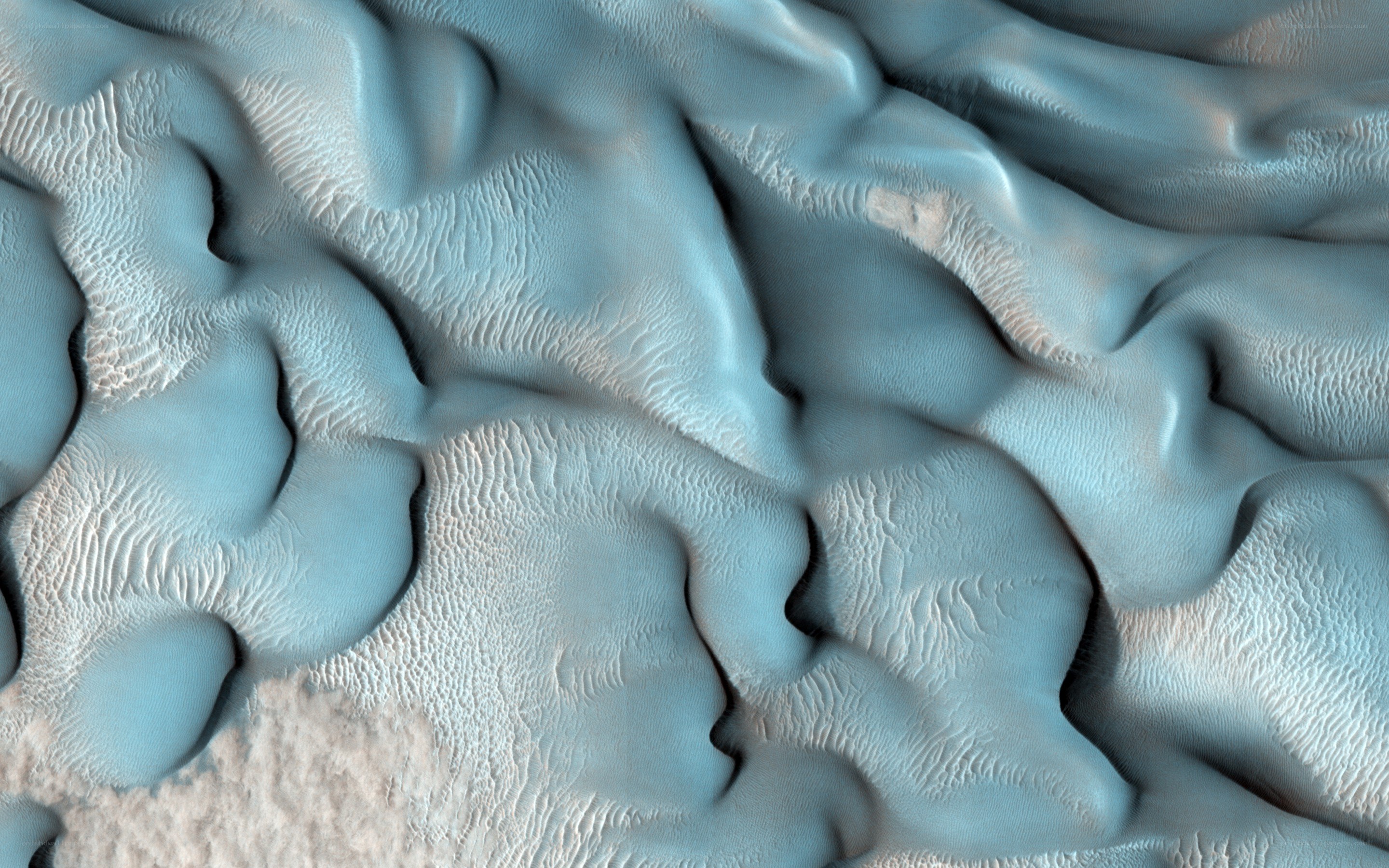 Martian sand dunes