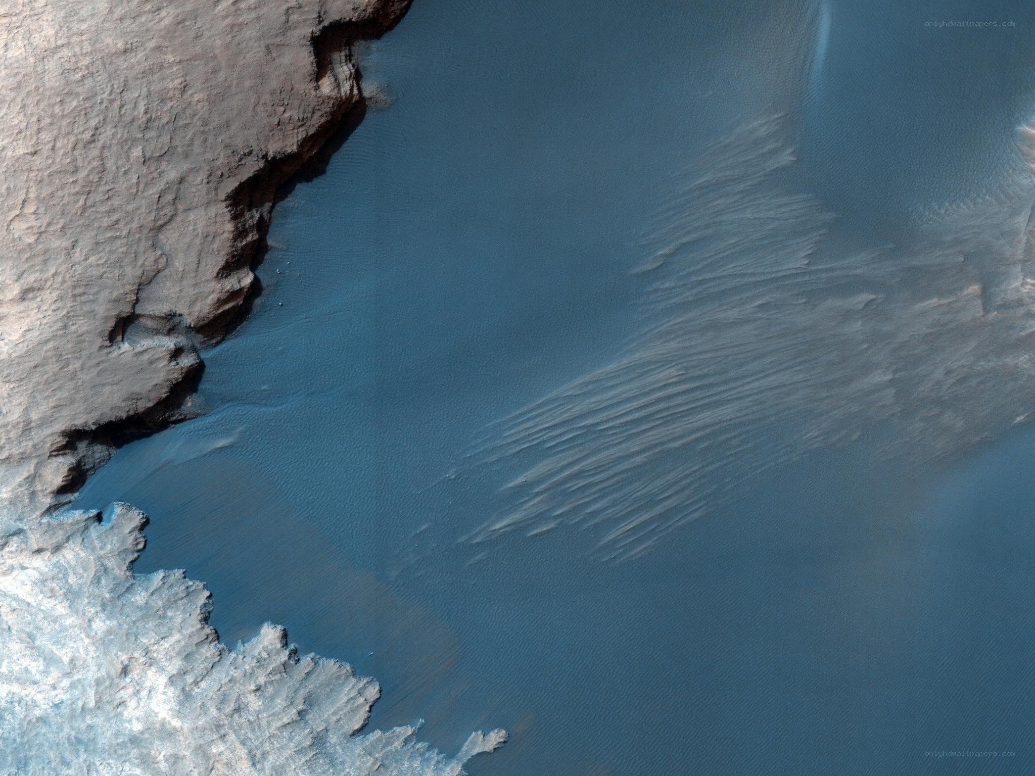Martian sand dunes