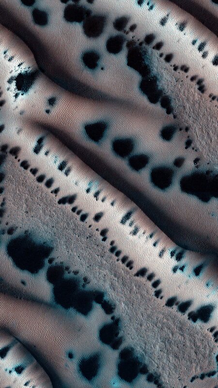 Martian Sand Dunes — Black