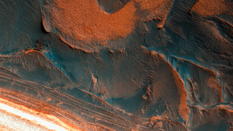 Martian Sand Dunes — Orange