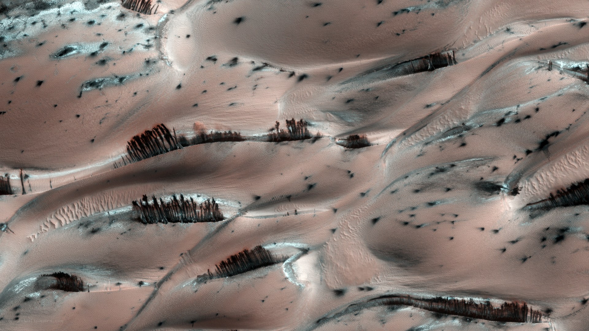 Martian sand dunes