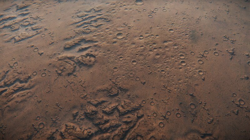 Martian Surface — Brown, Desolate