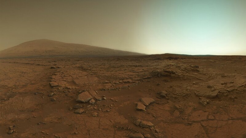 Martian Surface Landscape — Brown, Desolate, Photograph, Dunes