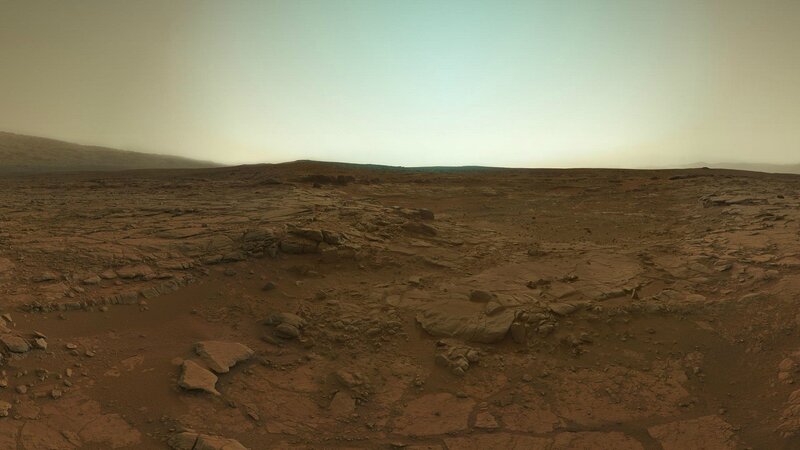 Martian Surface Landscape — Brown, Desolate, Photograph, Rocks