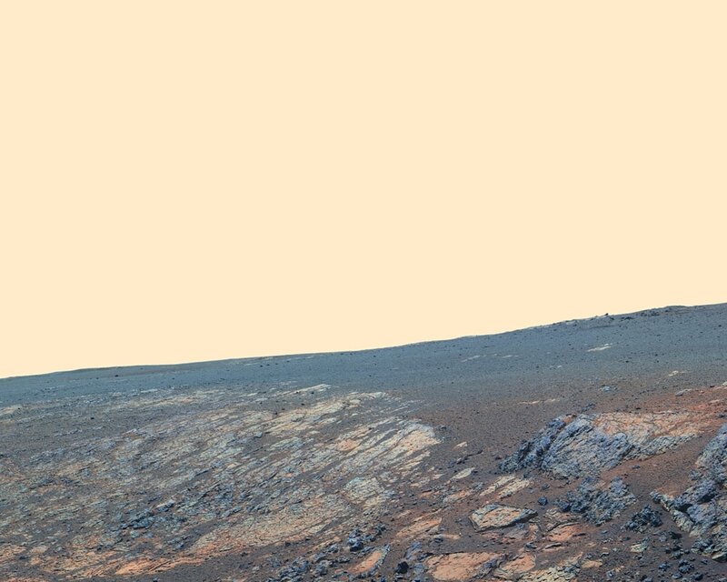 Martian Surface Landscape — Brown, Desolate, Photograph, Rocky Terrain