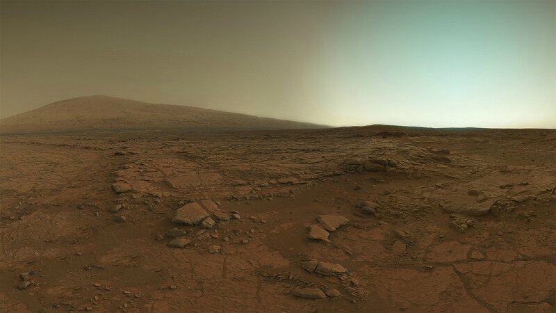 Martian Surface Landscape — Brown, Desolate, Photograph