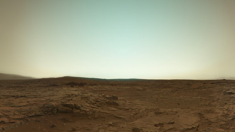 Martian Surface Landscape — Brown, Desolate