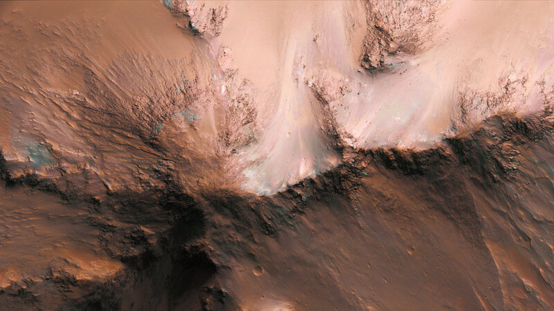 Martian Surface Terrain — Brown, Arid, Photograph