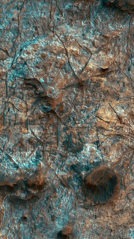 Martian Surface Terrain — Brown, Desolate, Photograph