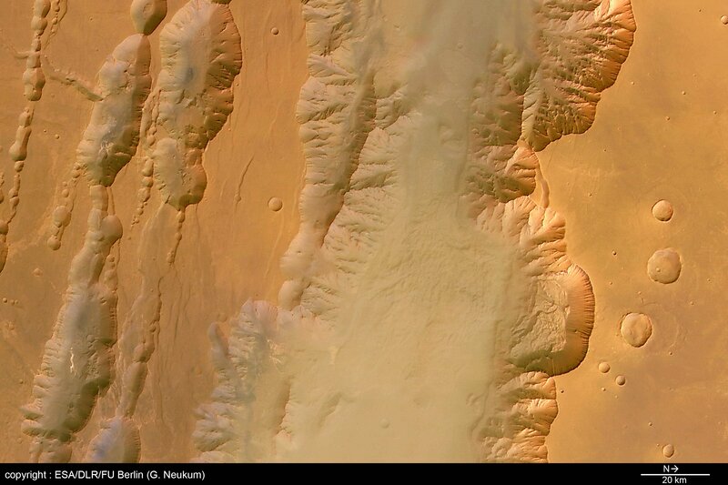 Martian Surface Terrain — Orange, Desolate
