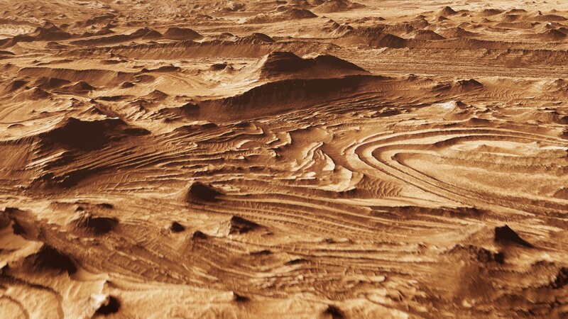 Martian Surface Terrain