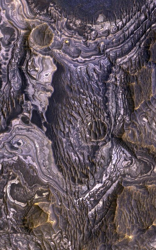 Martian surface texture