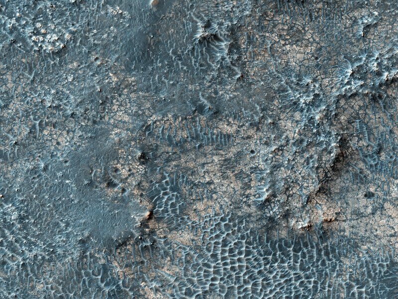 Martian surface texture