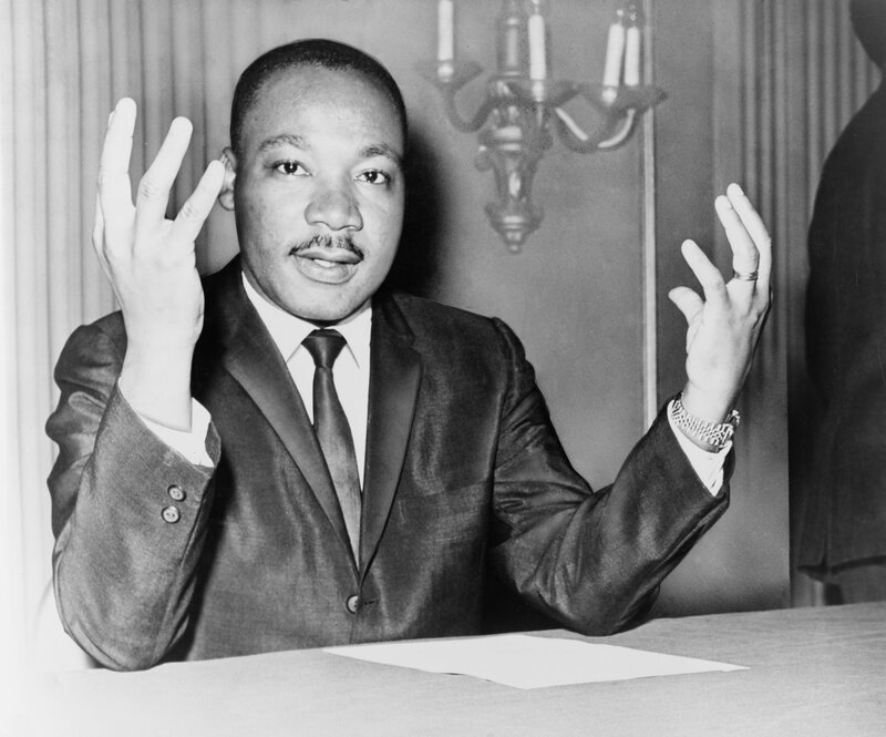 Martin Luther King Jr. — Black, Serious