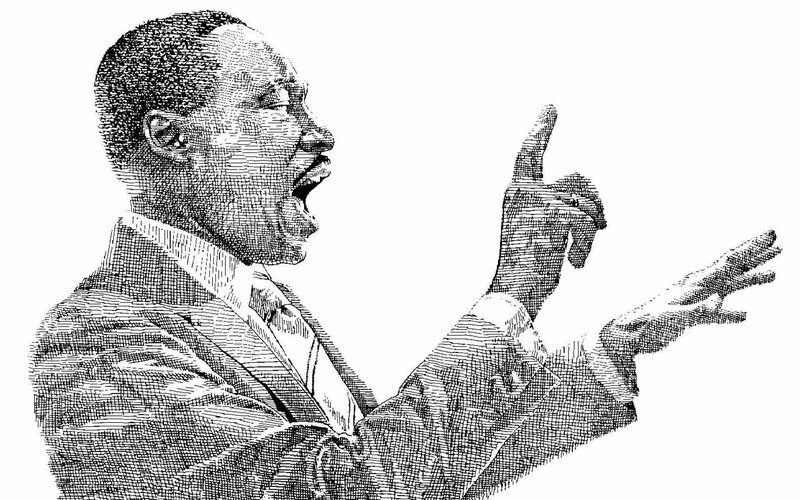 Martin Luther King Jr. speaking