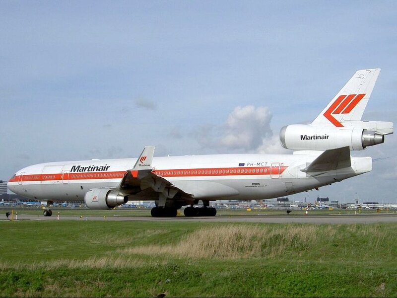 Martinair Airplane on Runway