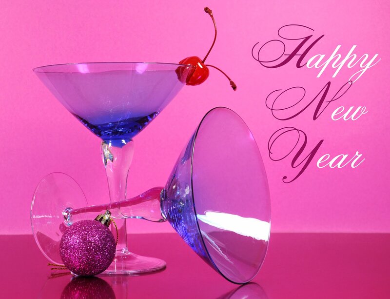 Martini Glasses and Ornament