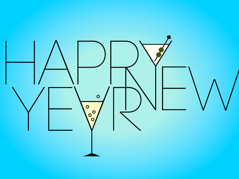 Martini Glasses in Text