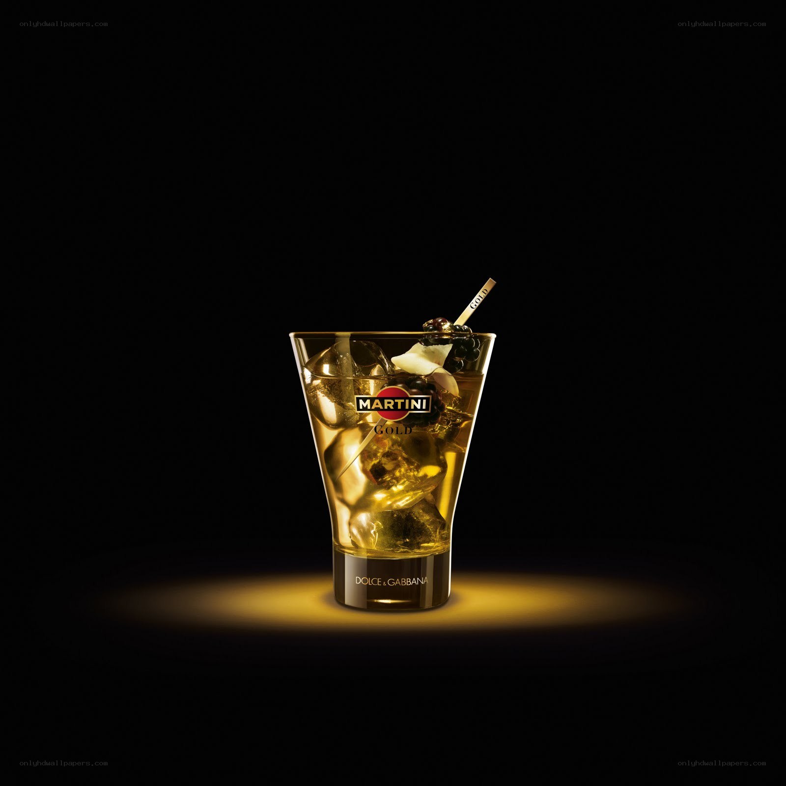Martini Gold cocktail