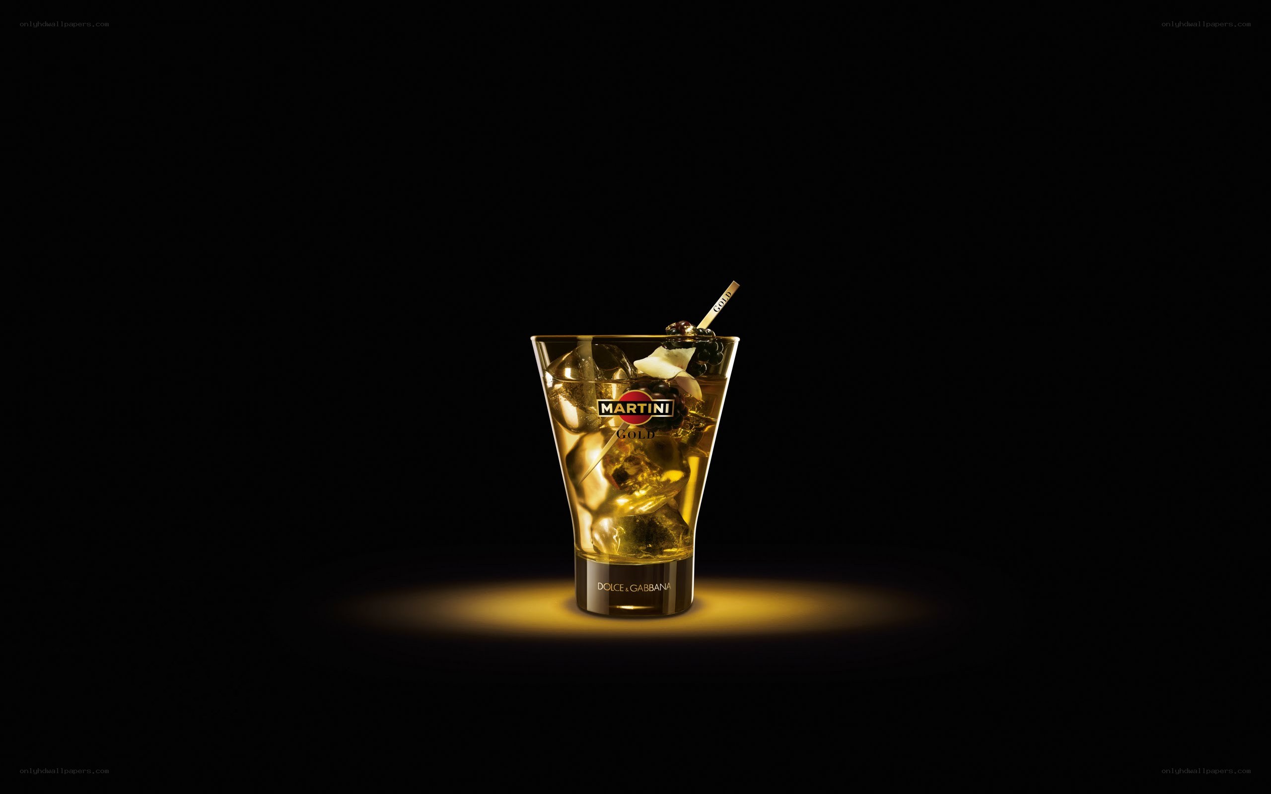Martini Gold cocktail