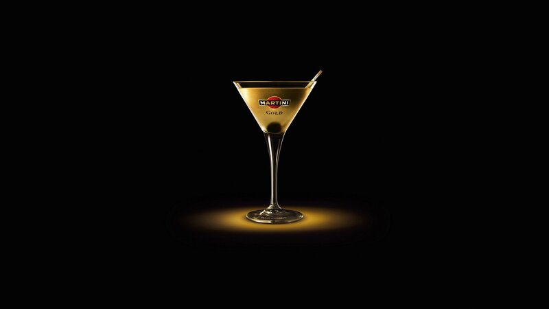 Martini Gold cocktail