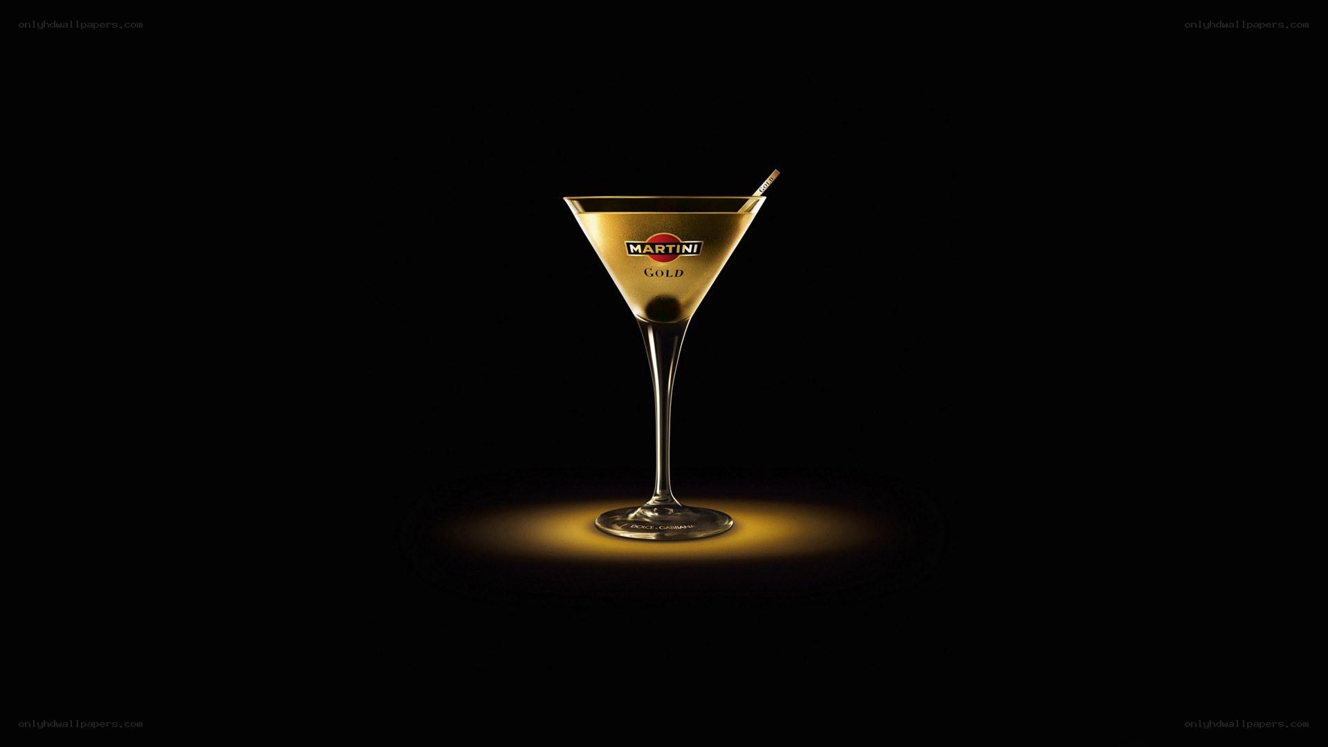 Martini Gold cocktail