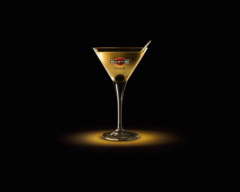 Martini Gold cocktail