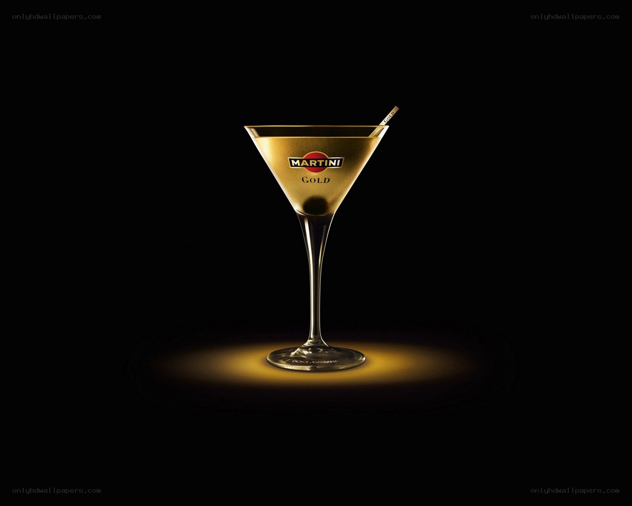 Martini Gold cocktail