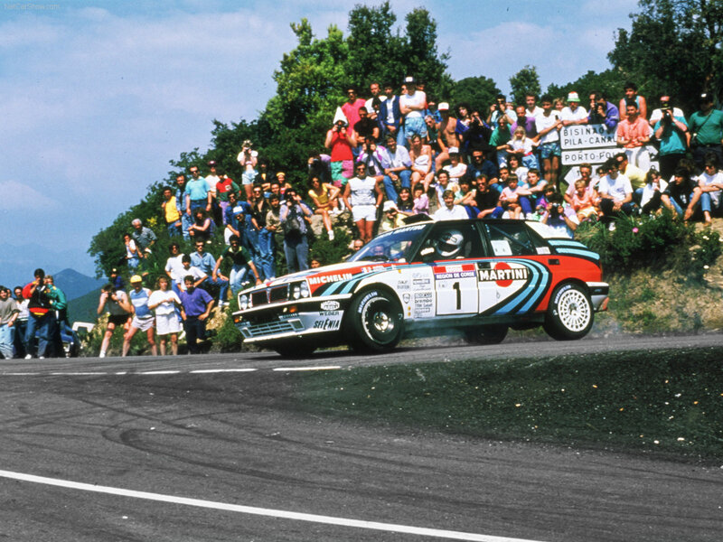 Martini Lancia rally car