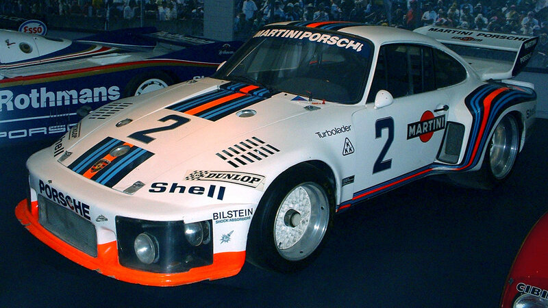 Martini Porsche race car