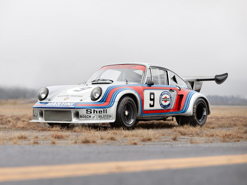 Martini Porsche Race Car — White