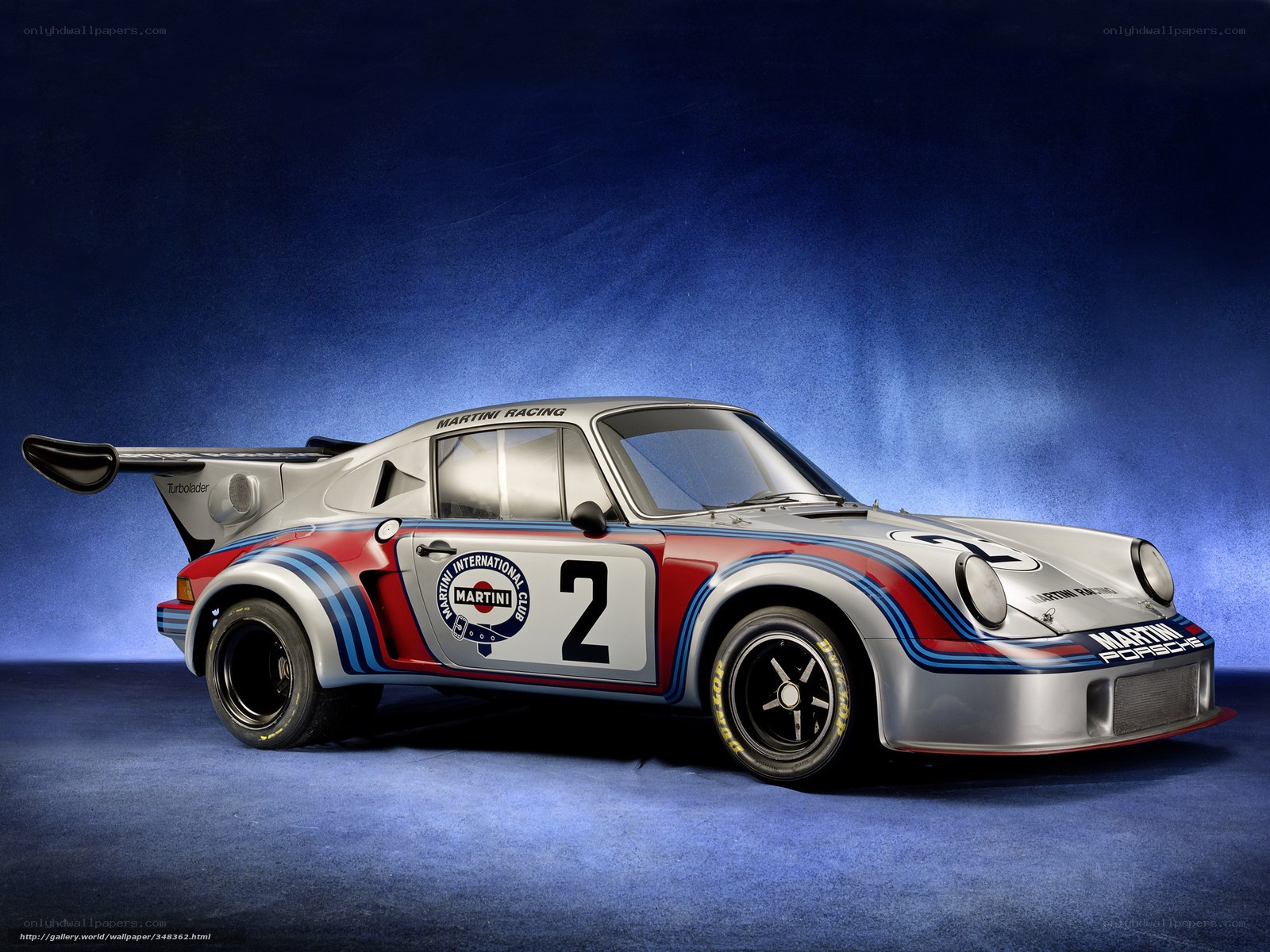 Martini Porsche race car