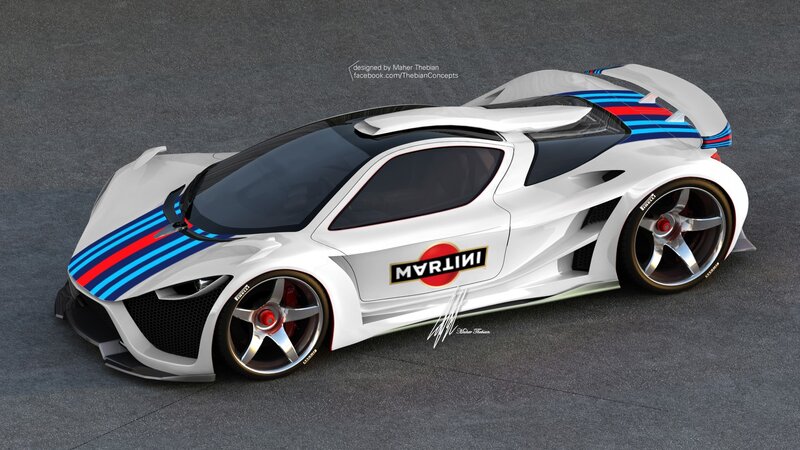 Martini racing concept car