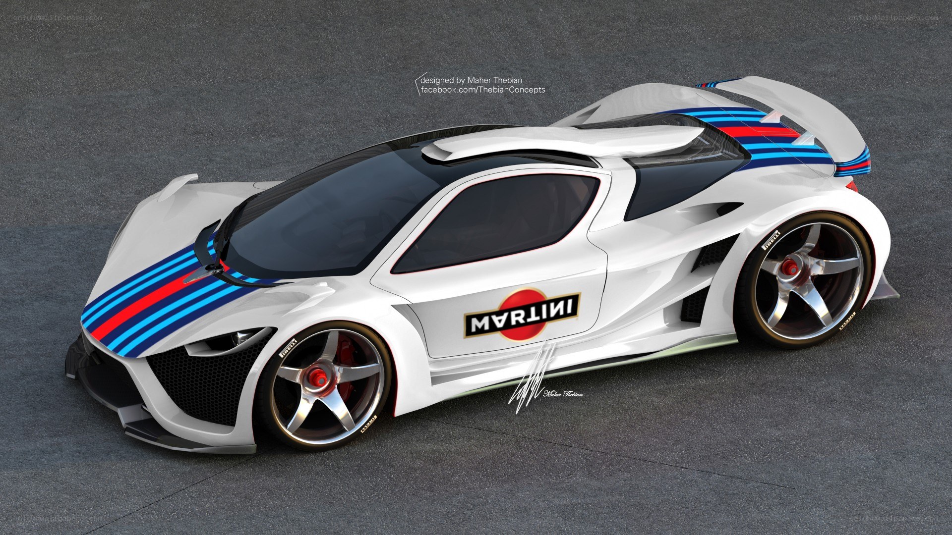 Martini racing concept car