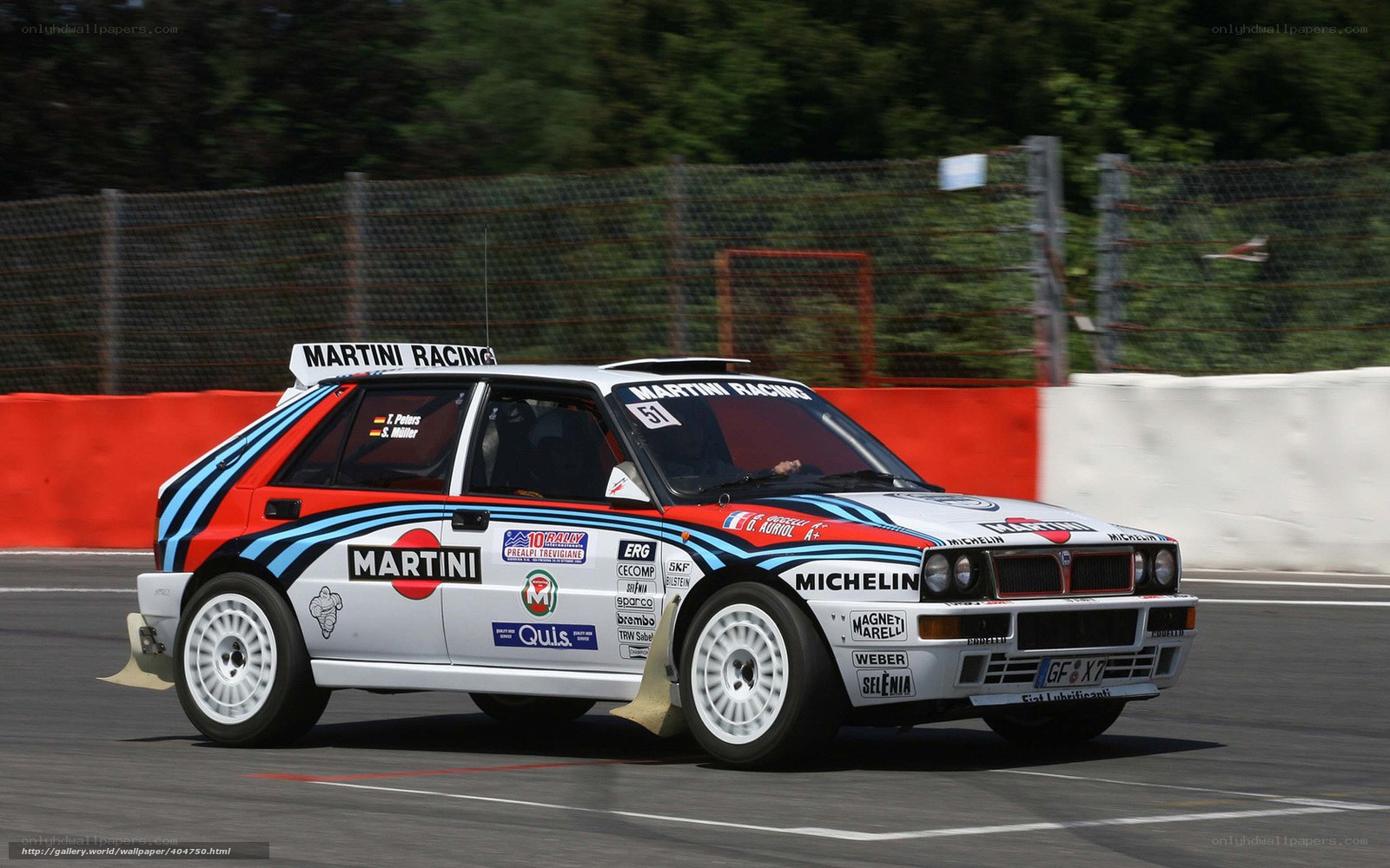 Martini Racing Lancia in action