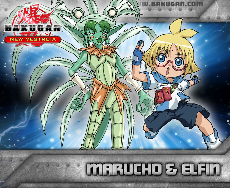 Marucho and Elfin from Bakugan