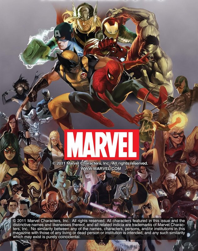 Marvel Comics character lineup