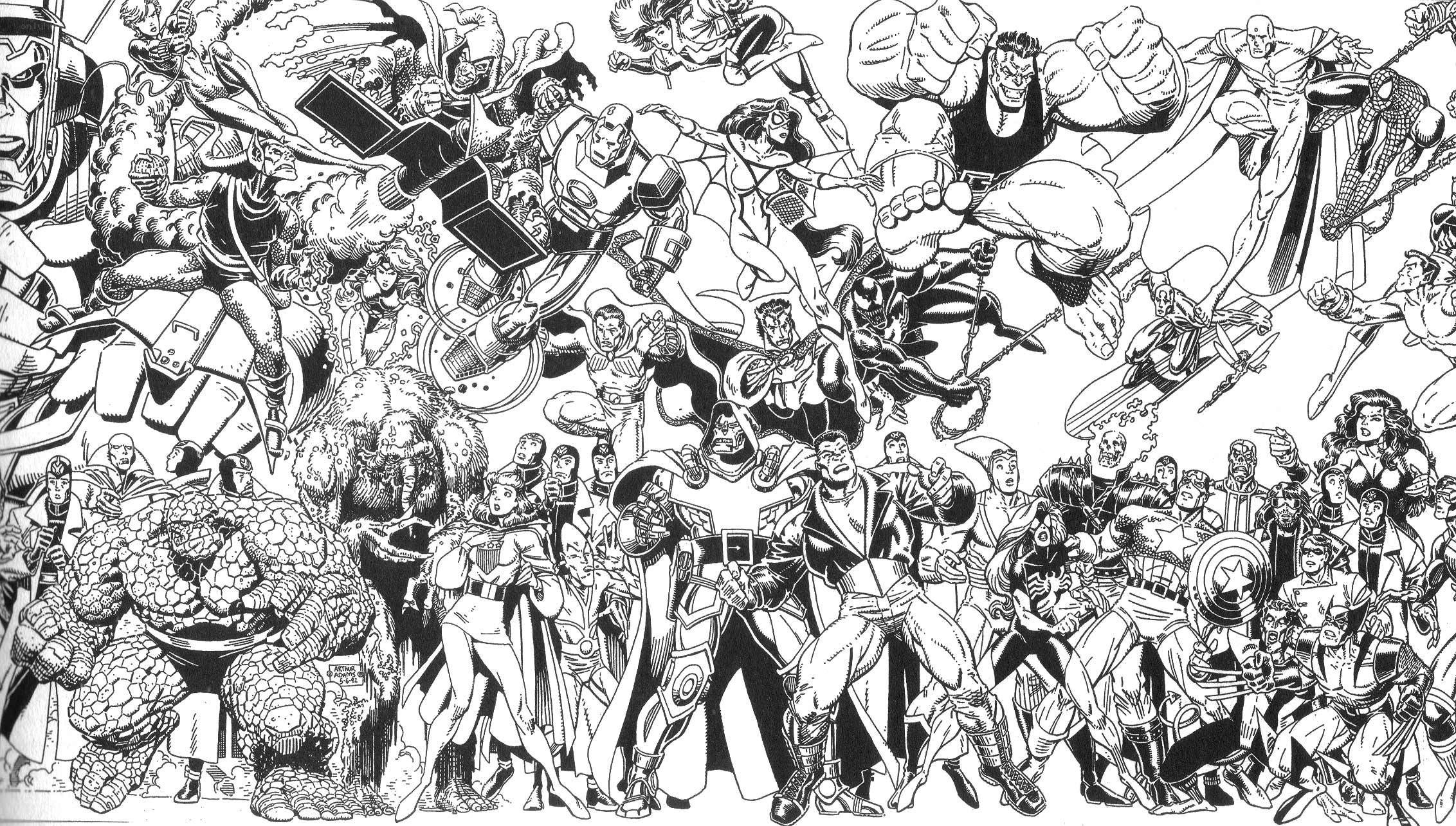 Marvel Comics character lineup