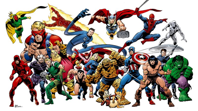 Marvel Comics Superheroes Group