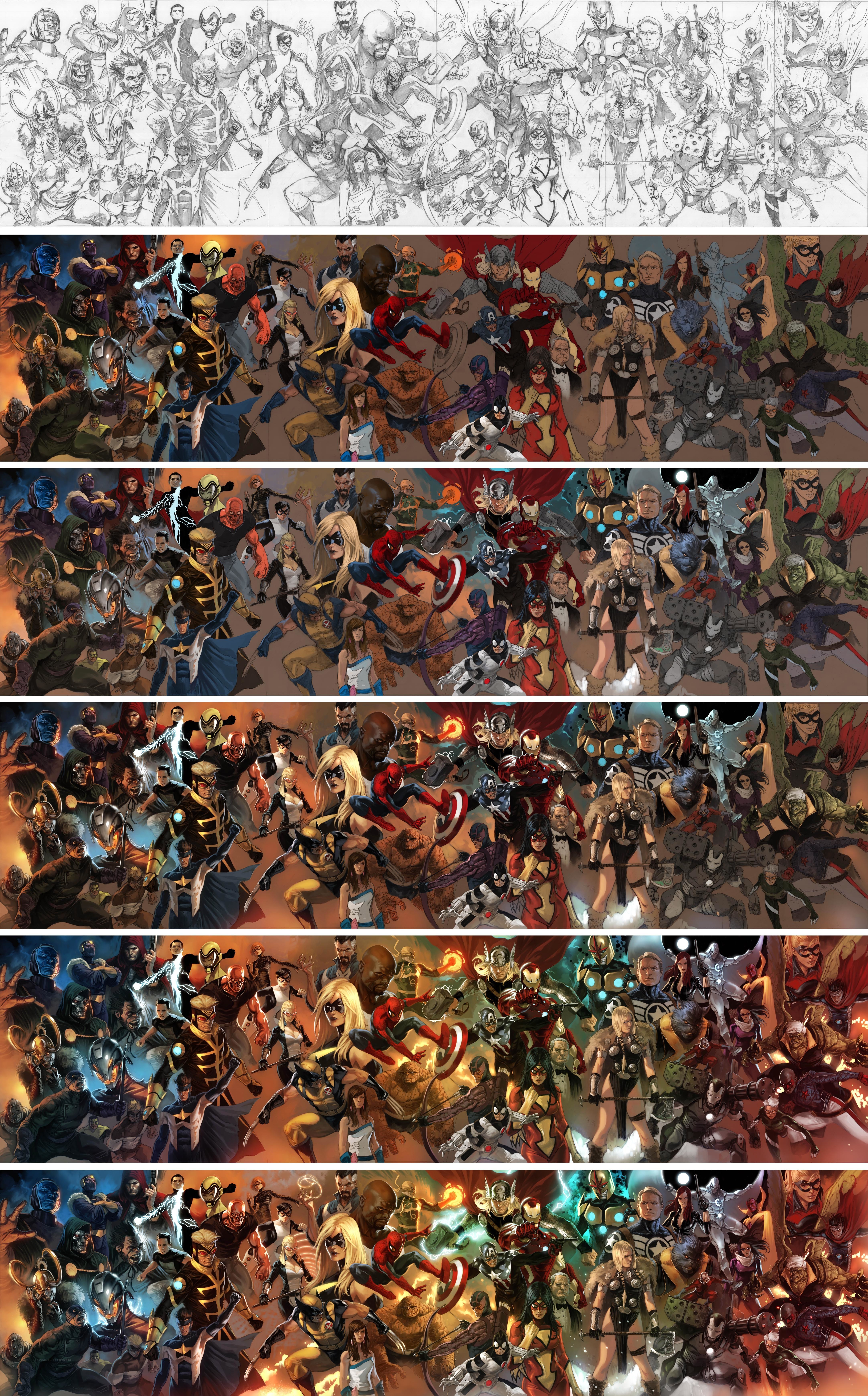 Marvel heroes assembly